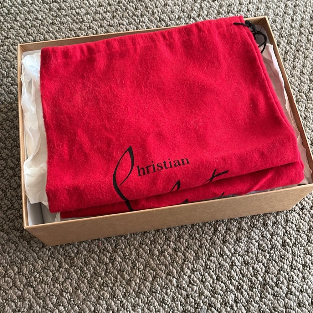Christian Louboutin Iriza Velour in Purple Pop - Picture 8 of 9
